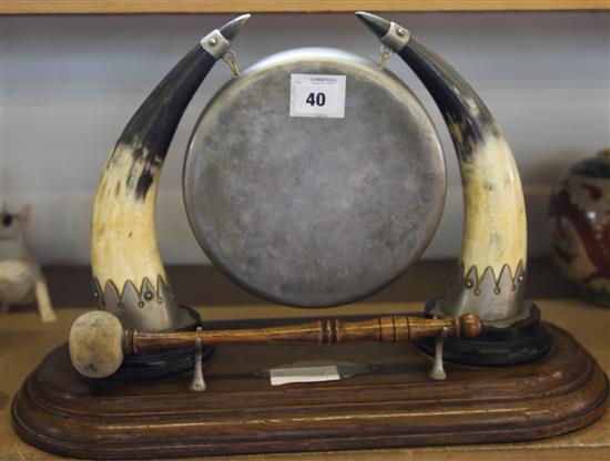 Horn gong